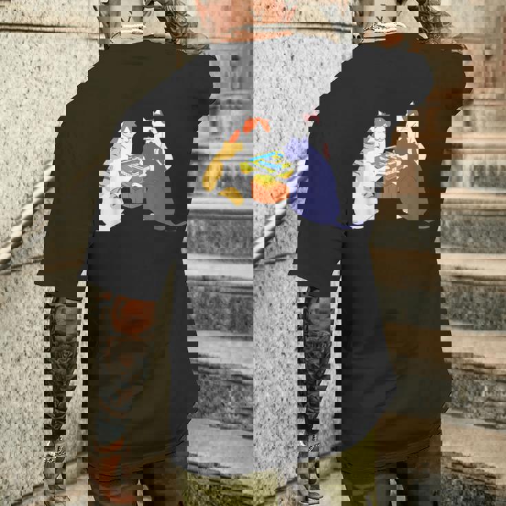 猫 ネコ 麻雀 面白いtシャツ 文字入り メンズ おもしろ 面白い 服 おもしろグッズ ネタ 雀士 メンズTシャツ バックプリント 彼への贈り物