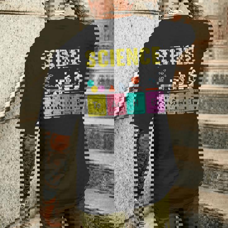 理科 先生 おもしろい 物理学者 物理学 先生 学生 メンズTシャツ バックプリント 彼への贈り物