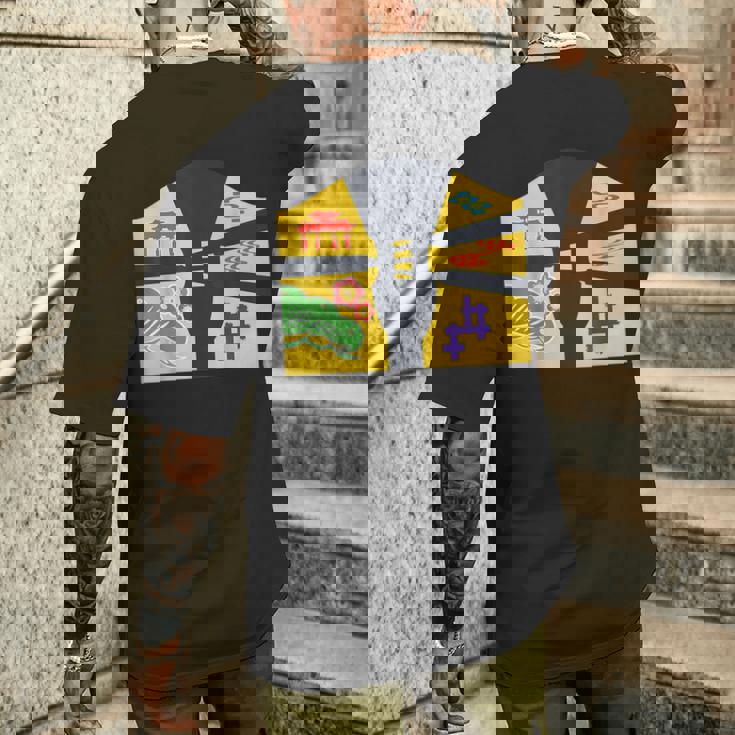 琉球備形沖縄沖縄内南朱型 三線 メンズTシャツ バックプリント 彼への贈り物