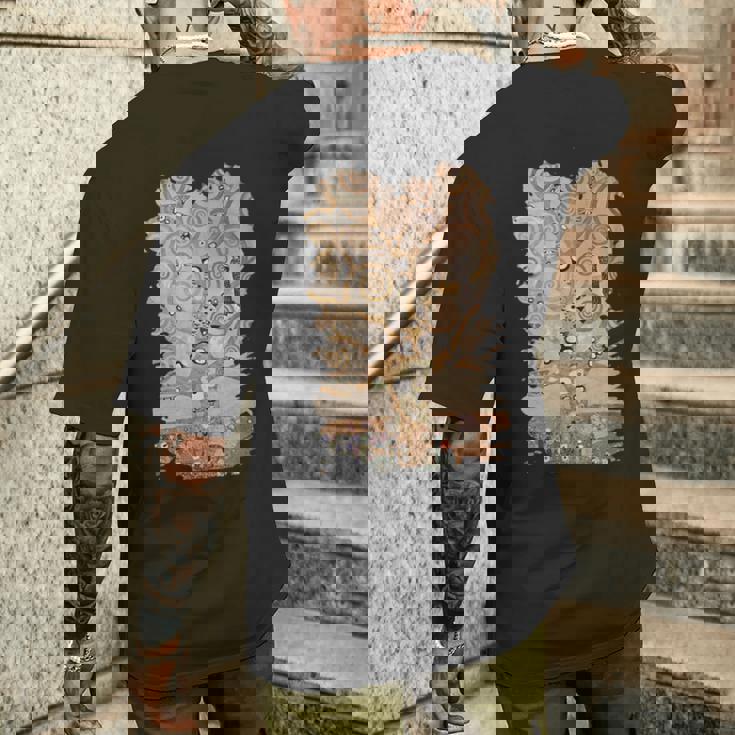 生命の木 グスタフ・クリムト メンズTシャツ バックプリント 彼への贈り物