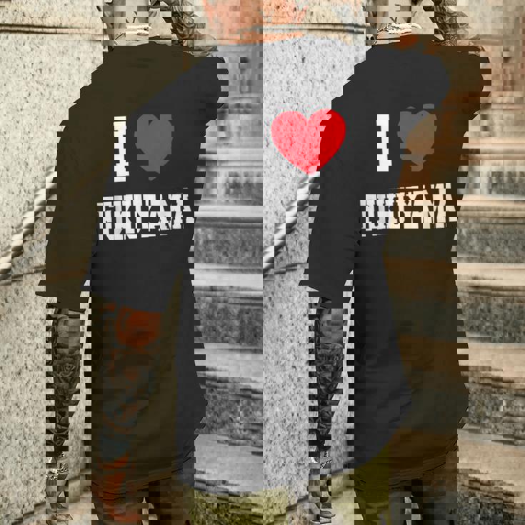 福山大好き メンズTシャツ バックプリント 彼への贈り物