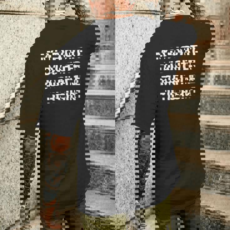 私の好きな娘がこのシャツを買ってくれました メンズTシャツ バックプリント 彼への贈り物