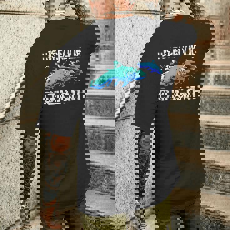 私はシーラカンスが本当に好きです メンズTシャツ バックプリント 彼への贈り物