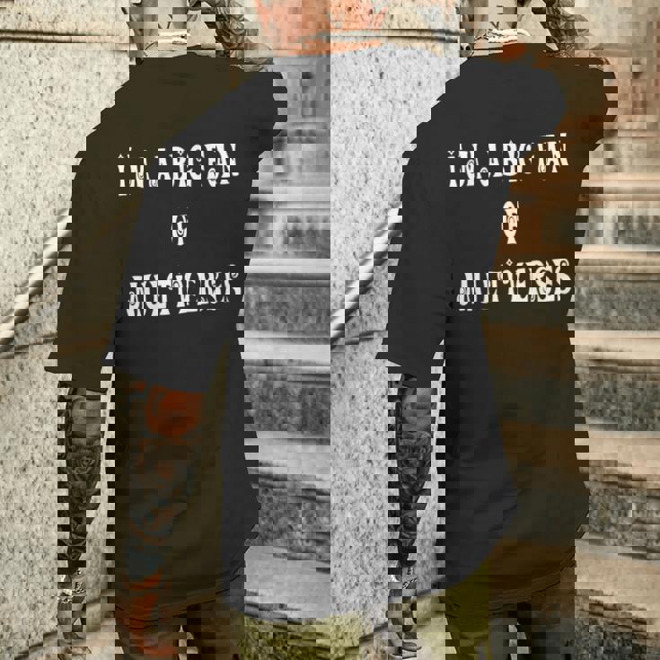 私はマルチバースの大ファンです 長袖tシャツ メンズTシャツ バックプリント 彼への贈り物