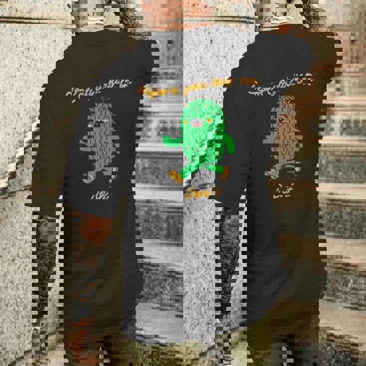 私を抱きしめる前にしないでください メンズTシャツ バックプリント 彼への贈り物