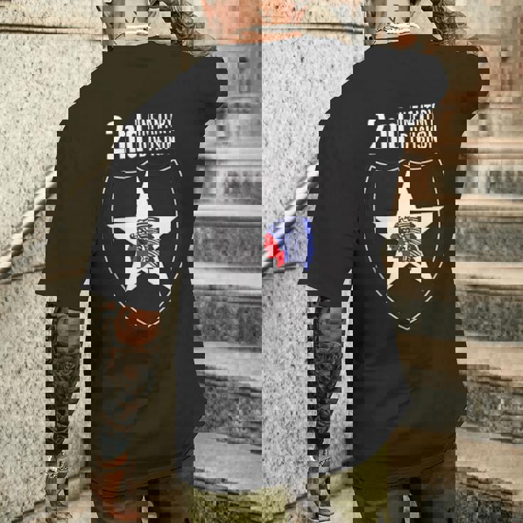 第2歩兵師団 第2軍 メンズTシャツ バックプリント 彼への贈り物