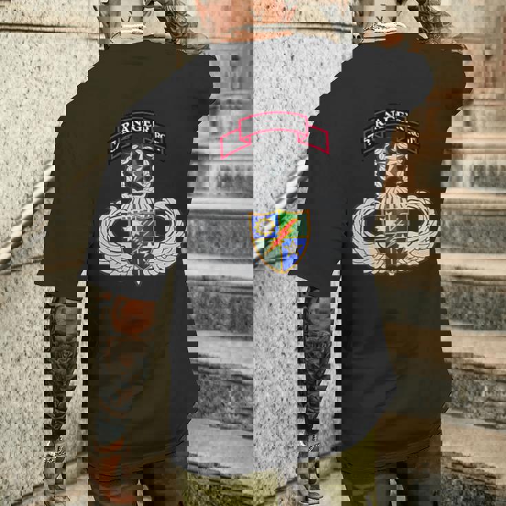 第75レンジャー連隊 メンズTシャツ バックプリント 彼への贈り物