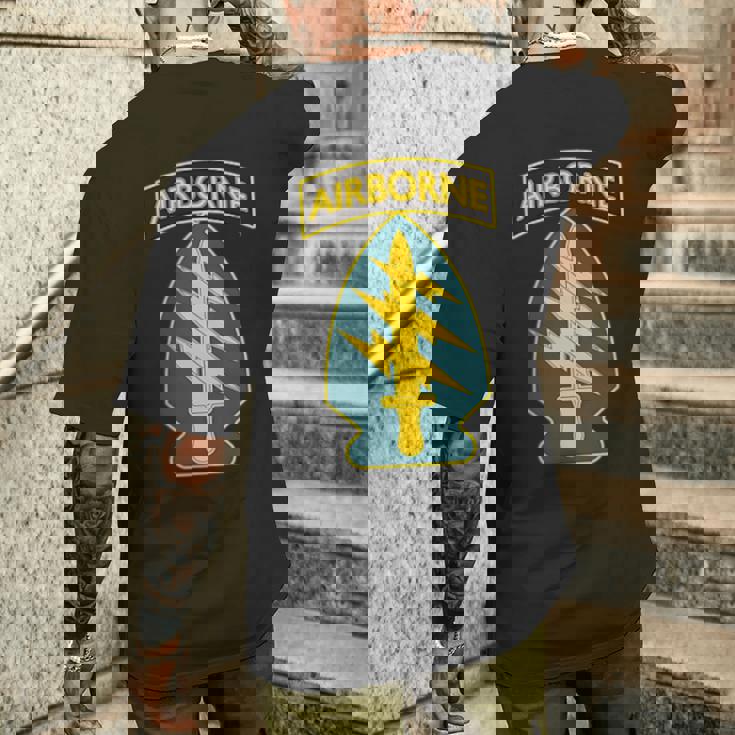 米陸軍 第1特殊部隊 コマンド 空挺 米軍 メンズTシャツ バックプリント 彼への贈り物