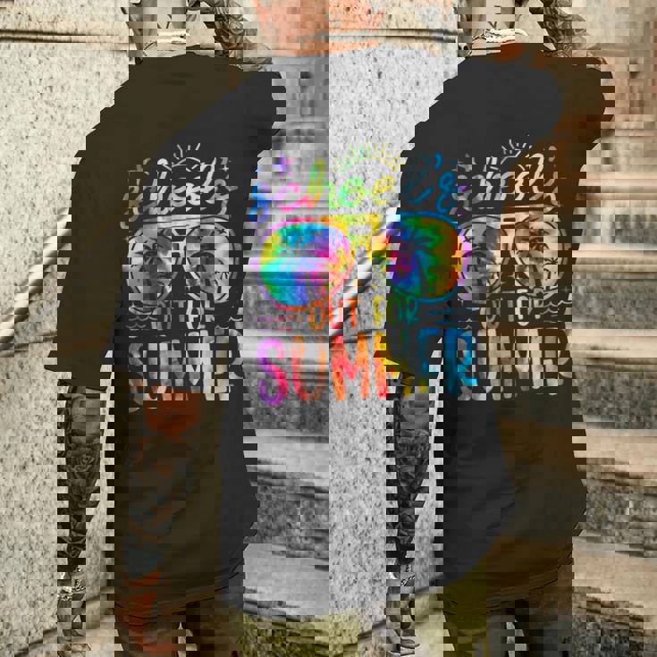 絞り染め 学校教師の夏最終日 メンズTシャツ バックプリント 彼への贈り物