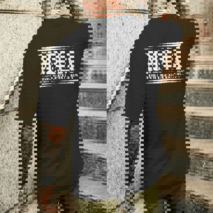 総合格闘技総合格闘技 メンズTシャツ バックプリント 彼への贈り物