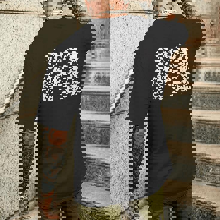 老眼鏡のユーモア メンズTシャツ バックプリント 彼への贈り物