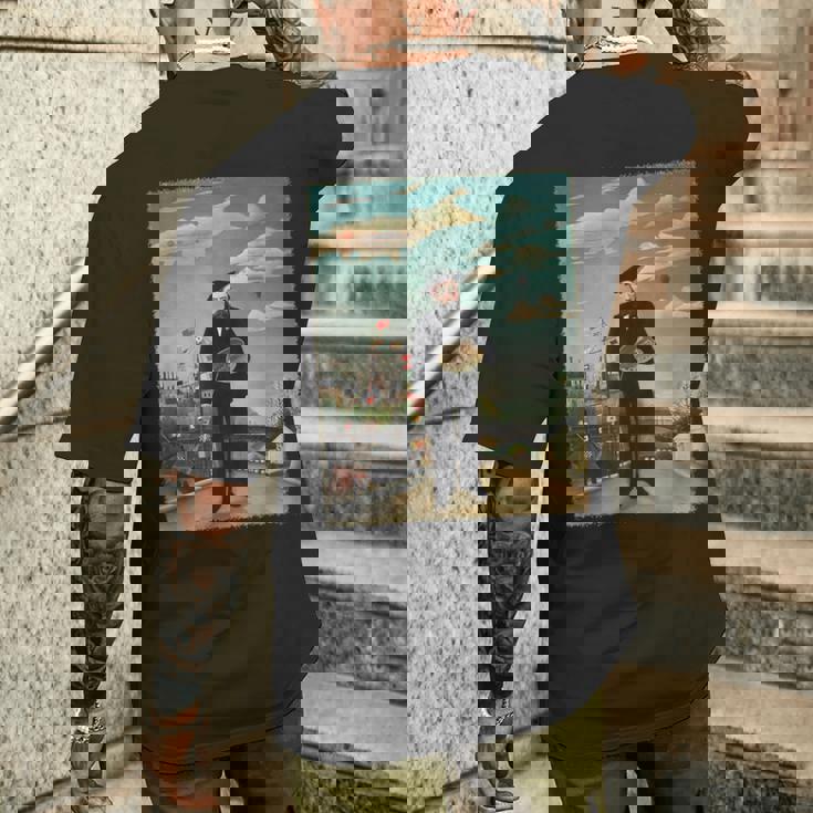 自分 メンズTシャツ バックプリント 彼への贈り物