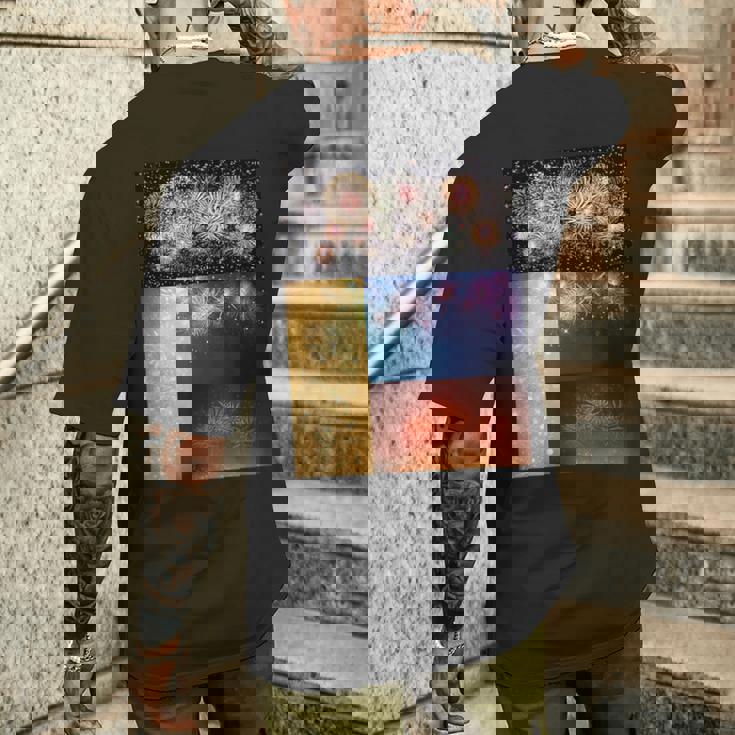 花火 面白いtシャツ 夏 花火大会 メンズ おもしろ グッズ 面白い 服 オリジナル ネタ お盆 メンズTシャツ バックプリント 彼への贈り物