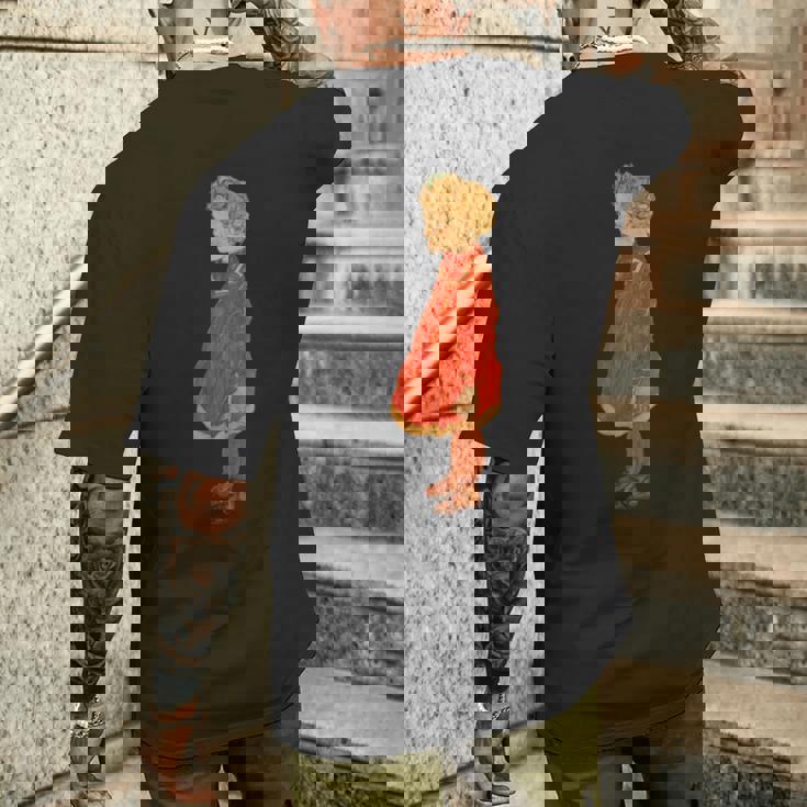 赤のブロンドの髪を持つ少女 エゴン・シーレ作 1916 メンズTシャツ バックプリント 彼への贈り物