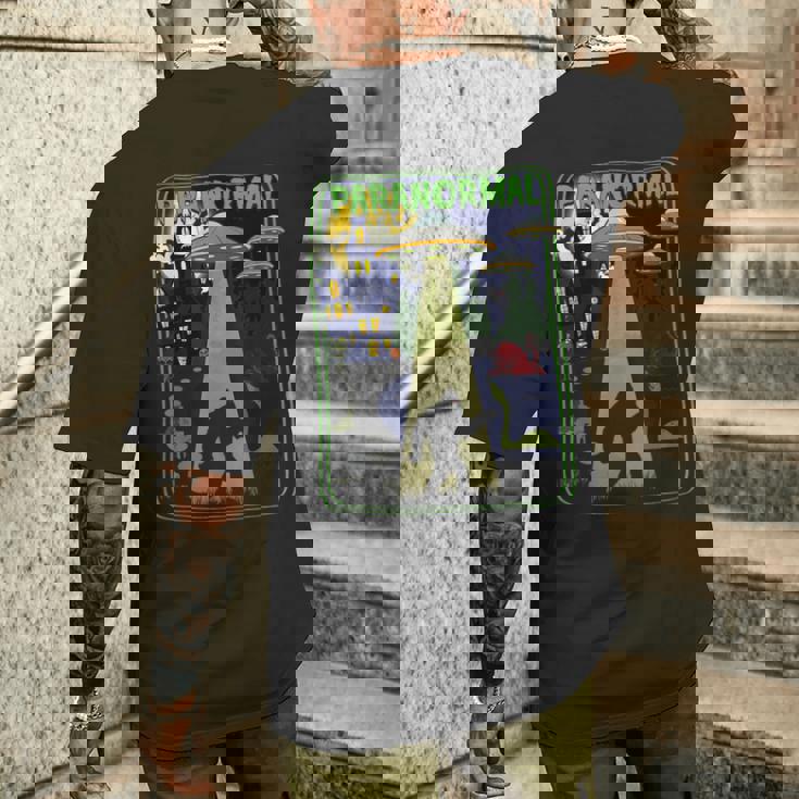 超常現象 ビッグフット ネス湖 Mothman Aliens Cryptid メンズTシャツ バックプリント 彼への贈り物