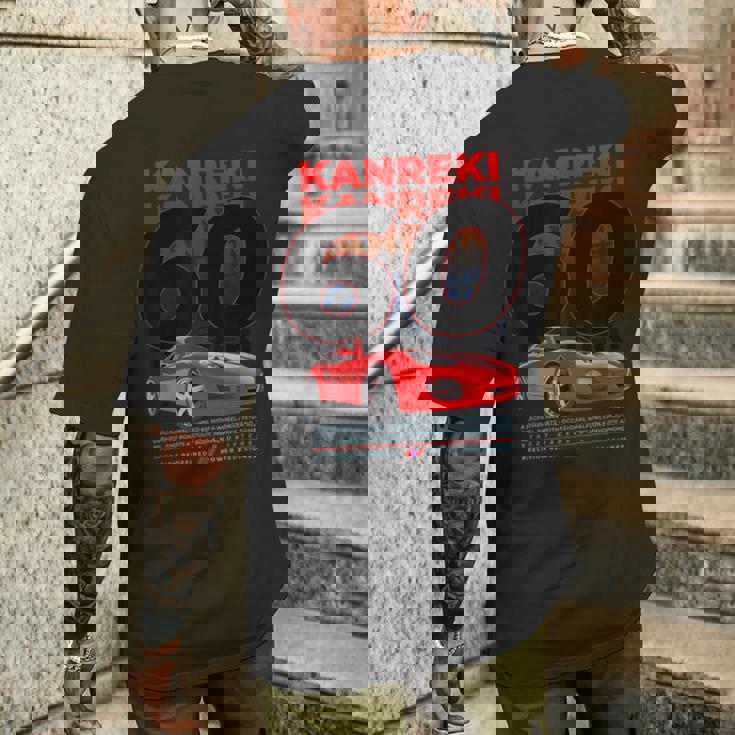 車 面白いtシャツ 還暦 自動車 おもしろ ネタ 大人 メンズ おもしろグッズ 車いじり 還暦祝い イラスト メンズTシャツ バックプリント 彼への贈り物