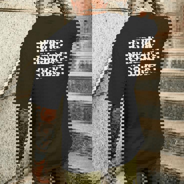 退職研究科 メンズTシャツ バックプリント 彼への贈り物