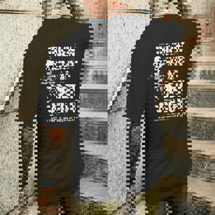 透析患者または看護師 透析意識 メンズTシャツ バックプリント 彼への贈り物