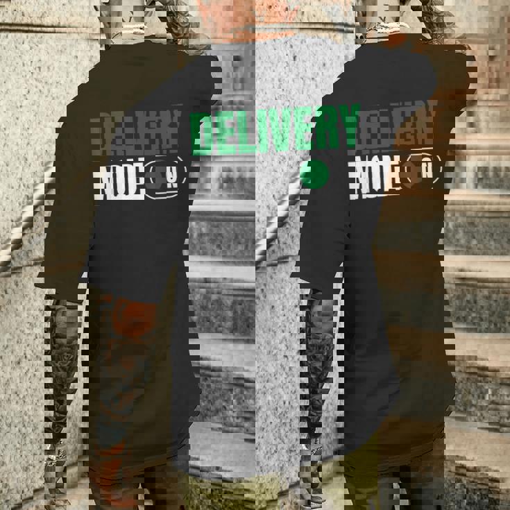 配送モードオンデリバリードライバー メンズTシャツ バックプリント 彼への贈り物