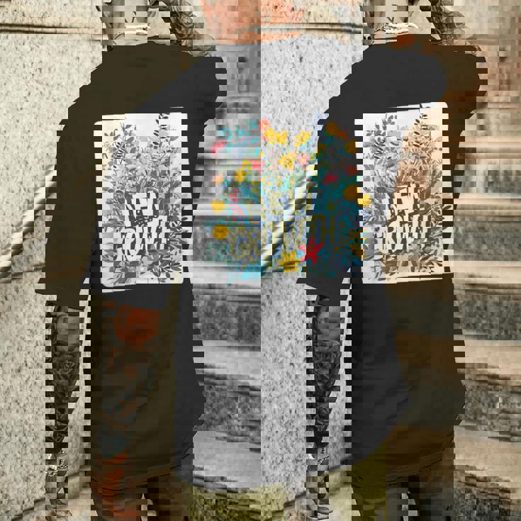 開花した外観のためのかなり新しい成長スタイル メンズTシャツ バックプリント 彼への贈り物