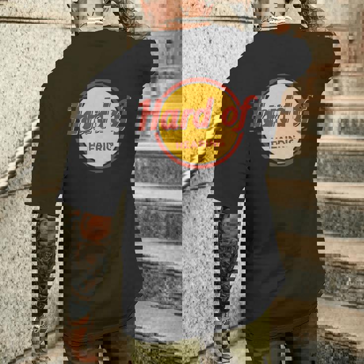 難聴 メンズTシャツ バックプリント 彼への贈り物