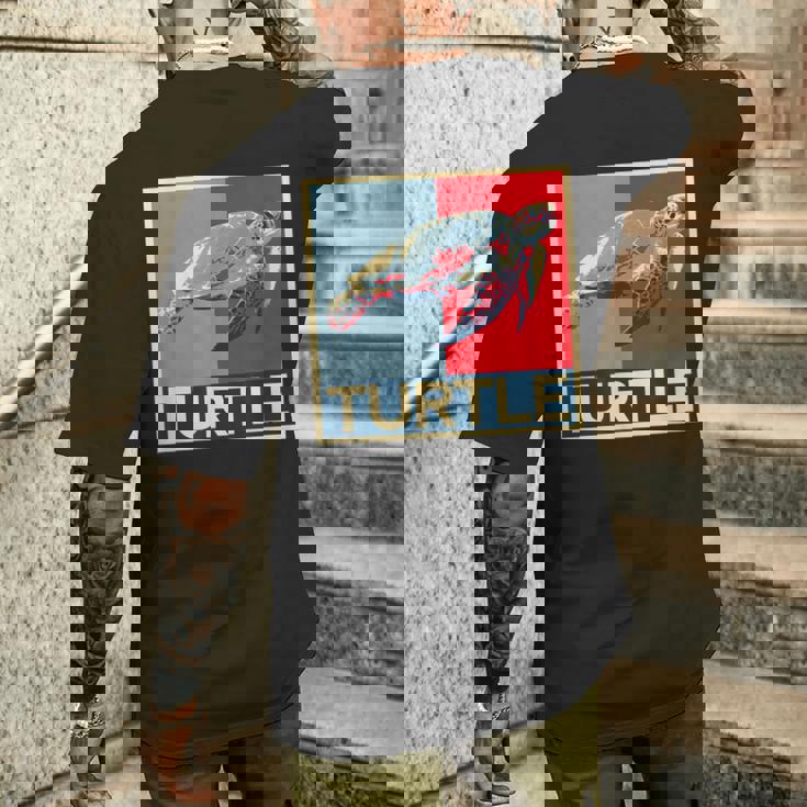 面白tシャツ 海 カメ 亀 おもしろ かわいい グッズ 服 ネタ メンズ オリジナル 夏 メンズTシャツ バックプリント 彼への贈り物