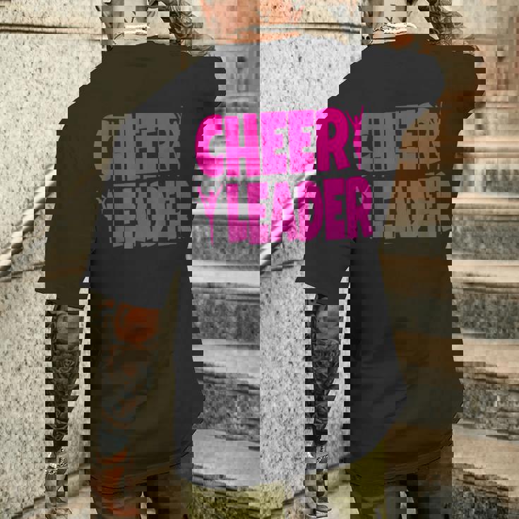 面白い チアリーディング チアリーダー チアグッズ 大人 メンズTシャツ バックプリント 彼への贈り物