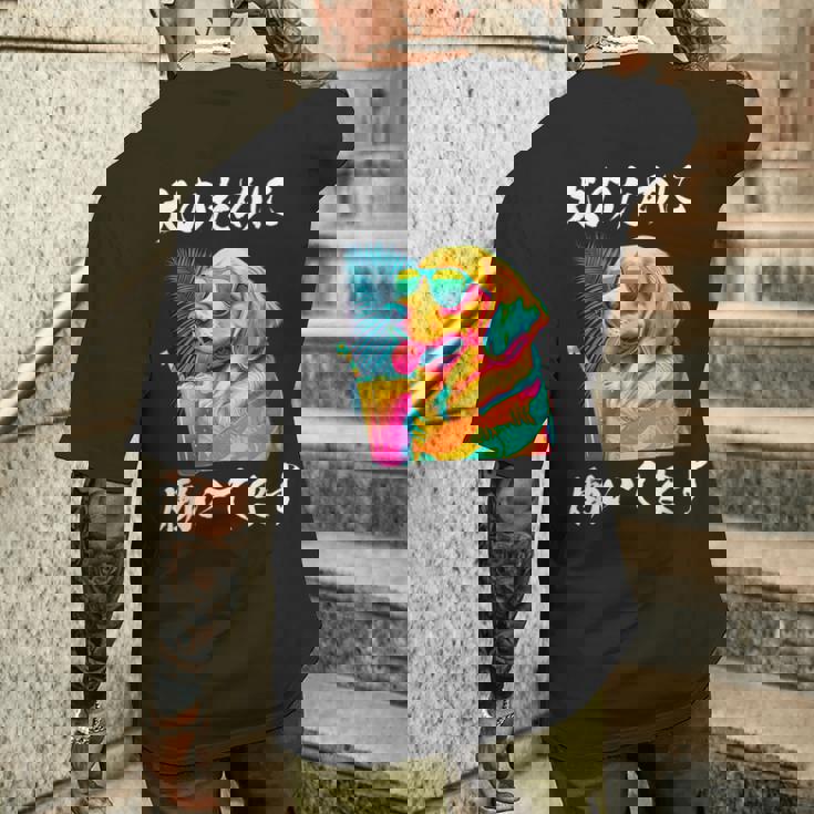 面白いtシャツ ゴールデンレトリバー イヌ わんこ メンズ 犬好き グッズ おもしろ 面白い 服 ネタ メンズTシャツ バックプリント 彼への贈り物