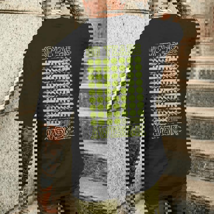 面白いtシャツ テニス 還暦祝い 60歳 父の日 テニス部 おもしろ 服 メンズ おもしろグッズ 大人 ネタ メンズTシャツ バックプリント 彼への贈り物