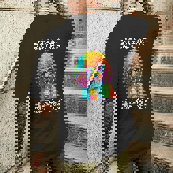 面白いtシャツ トイプードル イヌ わんこ メンズ 犬好き グッズ おもしろ 面白い 服 ネタ わんこ メンズTシャツ バックプリント 彼への贈り物