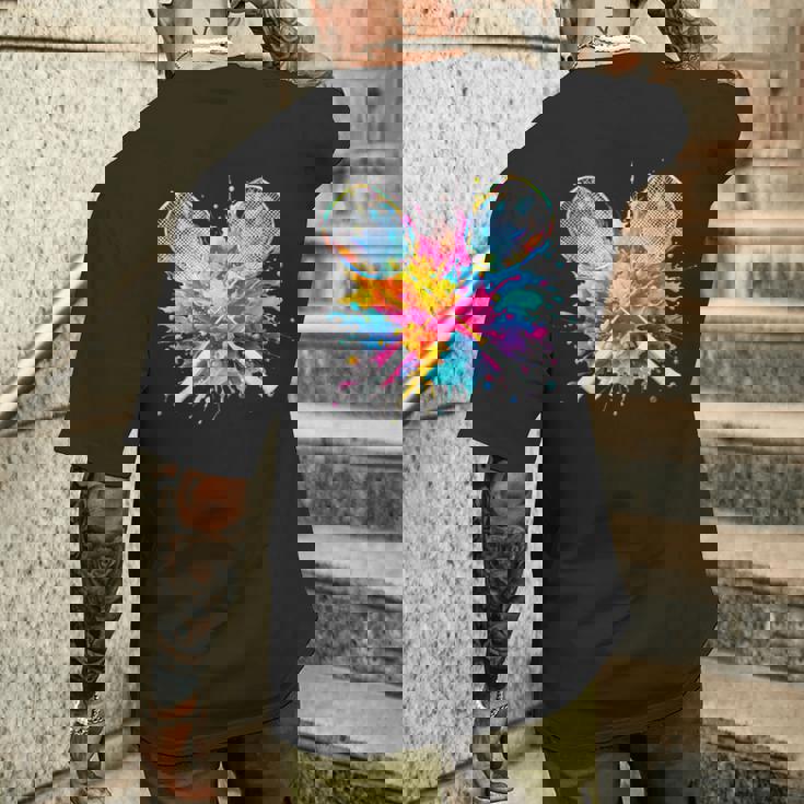 面白いtシャツ バドミントン おもしろ カラフル 服 ネタ メンズ テニス部 おもしろグッズ 大人 子供 メンズTシャツ バックプリント 彼への贈り物