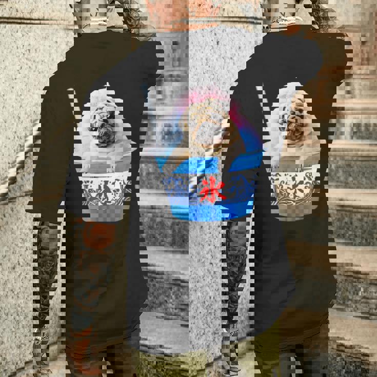 面白いtシャツ パグ かき氷 イヌ メンズ 犬好き グッズ かわいい おもしろ 面白い 服 ネタ 夏 メンズTシャツ バックプリント 彼への贈り物