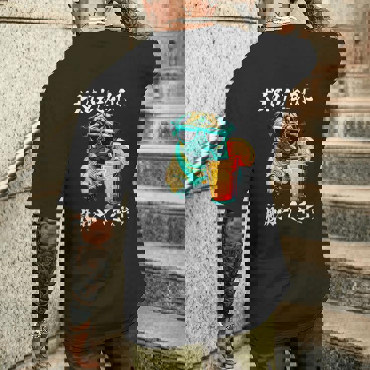 面白いtシャツ パグ イヌ わんこ メンズ 犬好き グッズ おもしろ 面白い 服 ネタ わんこ メンズTシャツ バックプリント 彼への贈り物