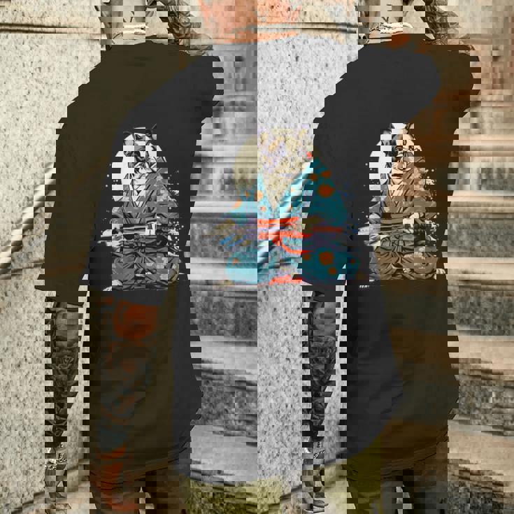 面白いtシャツ フレンチブルドッグ 浮世絵 イヌ わんこ メンズ 犬好き グッズ おもしろ 面白い 服 ネタ メンズTシャツ バックプリント 彼への贈り物