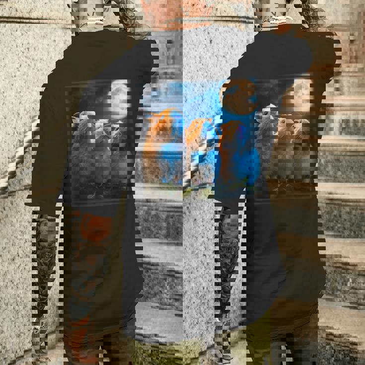 面白いtシャツ モルモット おもしろ 動物 かわいい メンズ グッズ 面白い 服 ネタ 子供 キッズ 雑貨 メンズTシャツ バックプリント 彼への贈り物