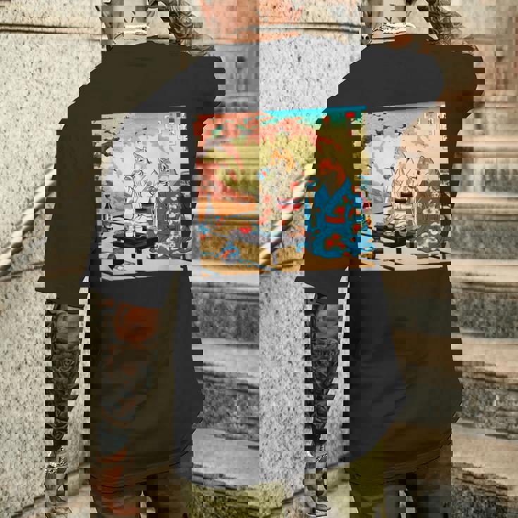 面白いtシャツ 柴犬 酒 イヌ わんこ メンズ 犬好き グッズ かわいい おもしろ 面白い 服 ネタ 浮世絵 メンズTシャツ バックプリント 彼への贈り物