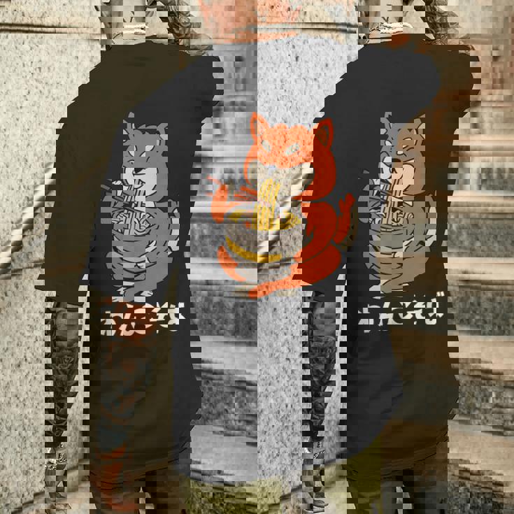 面白いtシャツ 犬 わんこ そば ラーメンメンズ 犬好き グッズ かわいい おもしろ 面白い 服 ネタ メンズTシャツ バックプリント 彼への贈り物