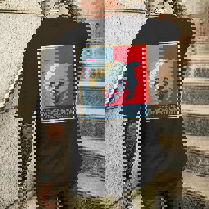 面白いtシャツ 犬 ポメラニアン わんこ メンズ レディース オリジナル おもしろ グッズ 夏 服 ネタ メンズTシャツ バックプリント 彼への贈り物