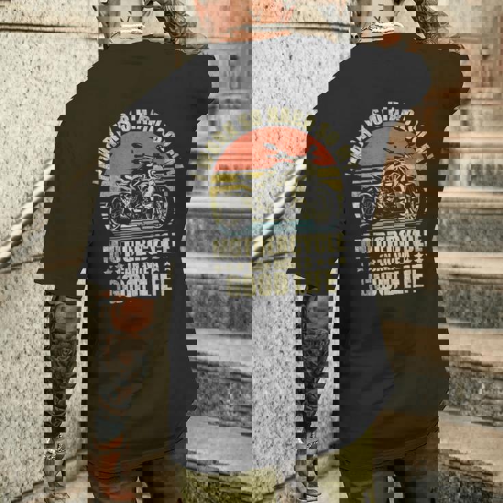 面白いオートバイの引用句 メンズ レディース オートバイ愛好家ライダー メンズTシャツ バックプリント 彼への贈り物