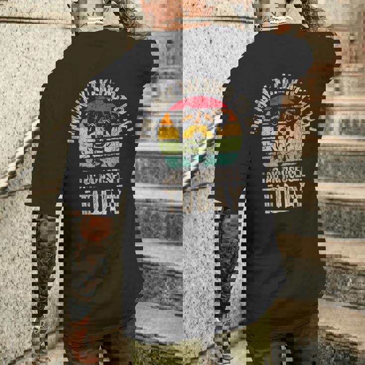 面白いジャックラッセルテリアの犬のオーナーデザイン、ジャックラッセル メンズTシャツ バックプリント 彼への贈り物