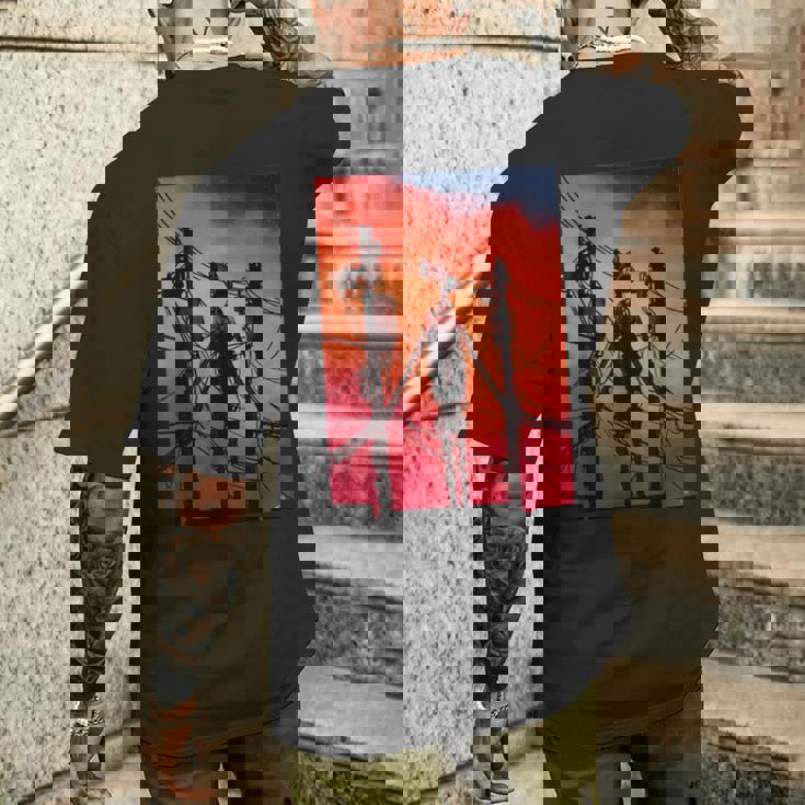 面白いダビングサイレンヘッド ヴィンテージミームキャラクター キッズギフト メンズTシャツ バックプリント 彼への贈り物