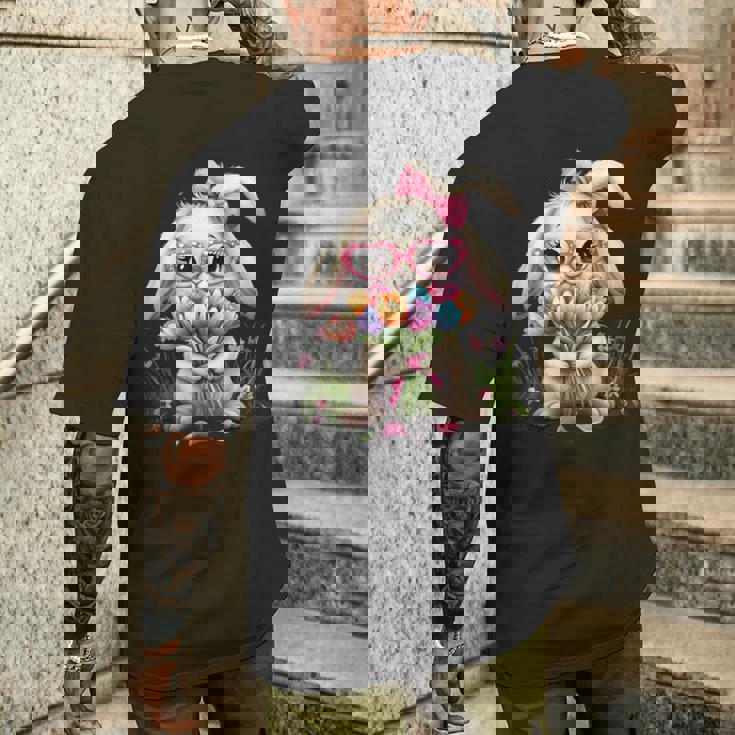 面白いチューリップ メンズ レディース キッズ チューリップブーケ フラワーフローリスト メンズTシャツ バックプリント 彼への贈り物