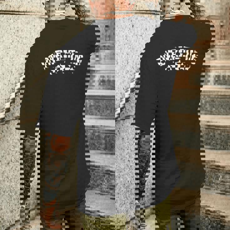 面白いパワーリフティングアート メンズ レディース パワーリフター ワークアウト メンズTシャツ バックプリント 彼への贈り物