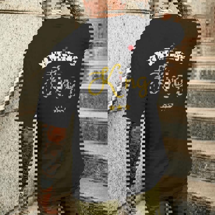 面白いボウラー ボーリング キングピン キングピン ボーリング チームギフト メンズTシャツ バックプリント 彼への贈り物