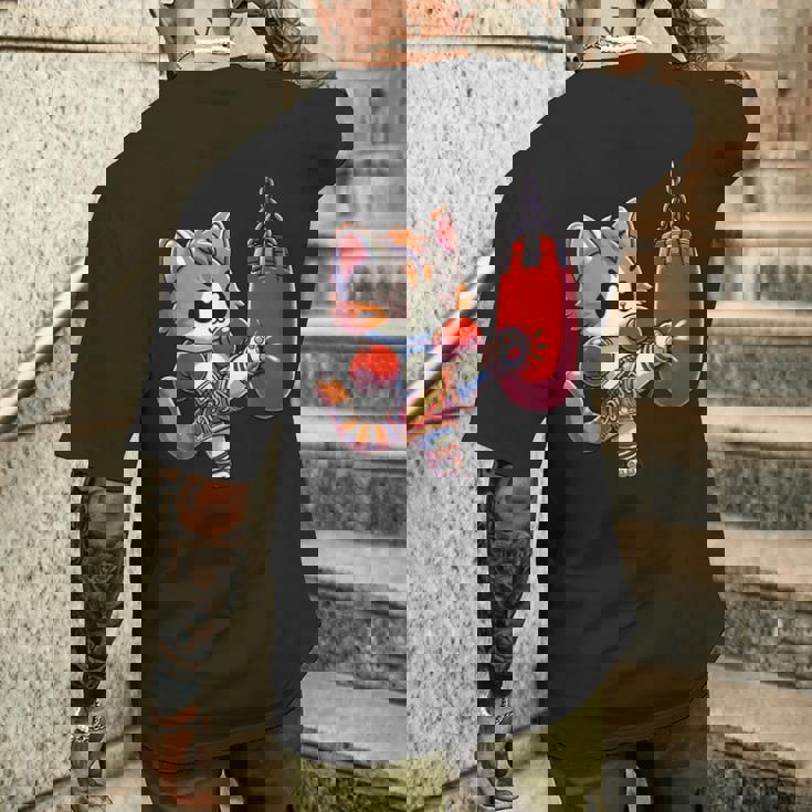 面白いムエタイ メンズTシャツ バックプリント 彼への贈り物