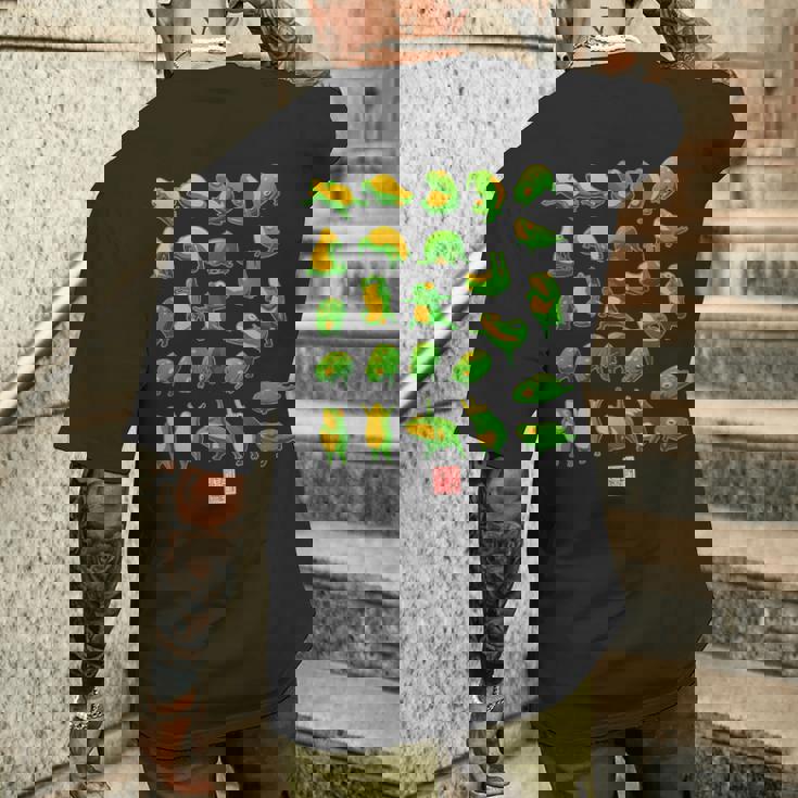 面白いヨガカエルとヒキガエル瞑想 日本のアートグラフィック メンズTシャツ バックプリント 彼への贈り物