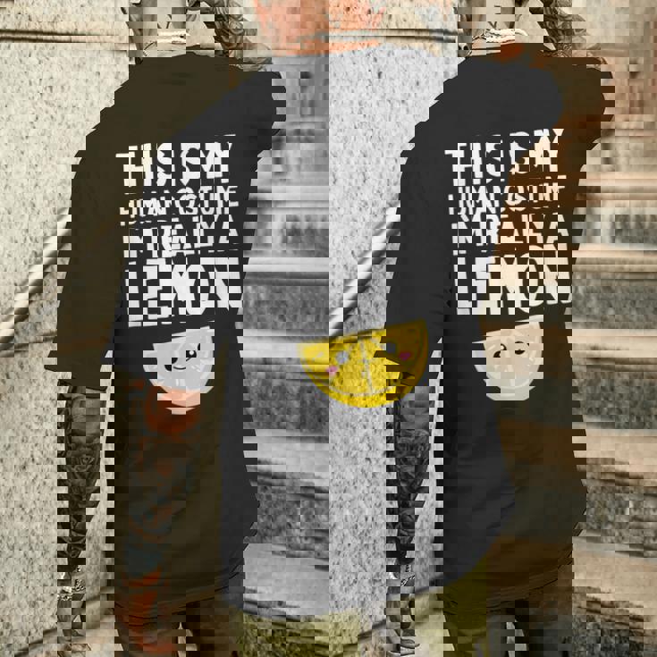 面白いレモンデザイン レモネード フルーツ愛好家 メンズ レディース キッズ メンズTシャツ バックプリント 彼への贈り物