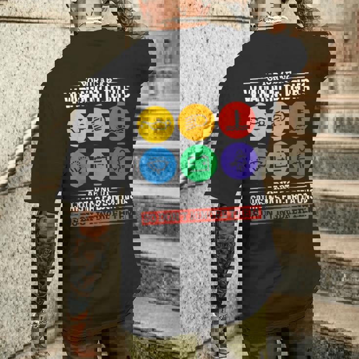 面白い車整備士のことわざ 自動車整備士 面白いメカニック メンズTシャツ バックプリント 彼への贈り物