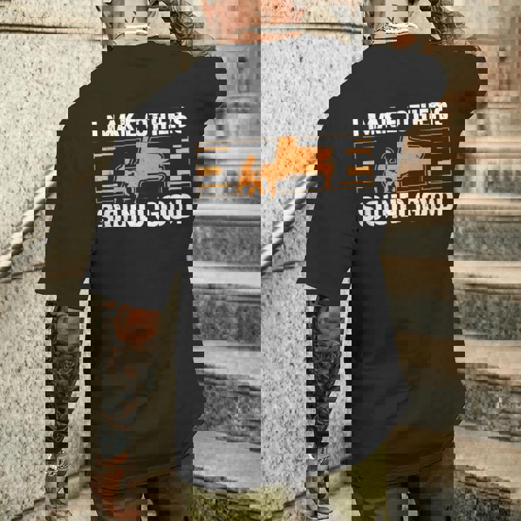 面白い音楽伴奏者 I Make Othersound Good Accompany メンズTシャツ バックプリント 彼への贈り物