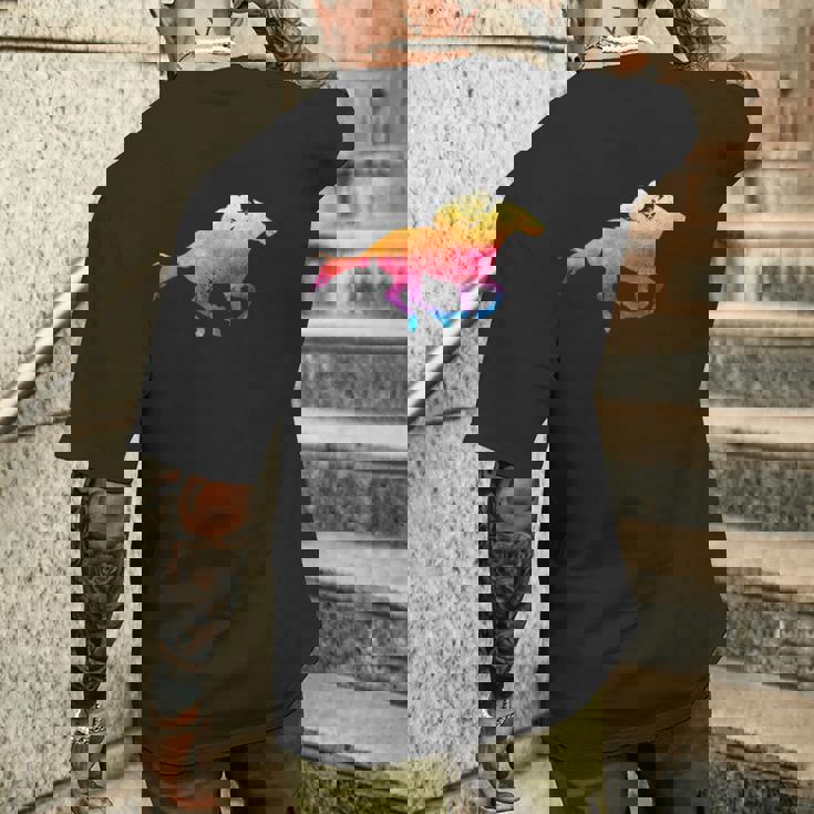 馬tシャツ ポケット レース 馬 乗馬 競馬 ジョッキー 面白いtシャツ メンズ おもしろ 面白い レトロビンテージ メンズTシャツ バックプリント 彼への贈り物